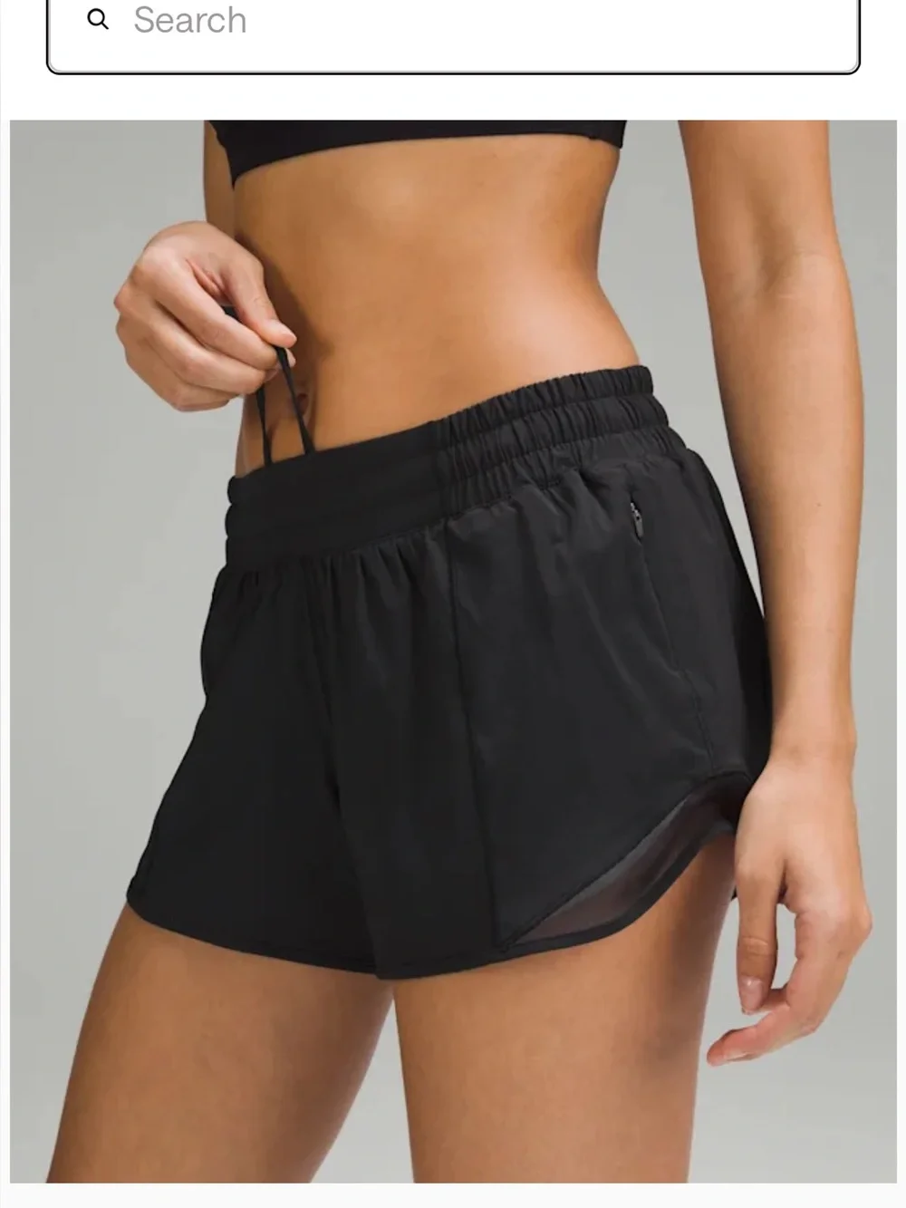 Lululemon Hotty Hot Low-Rise Lined Short 2.5